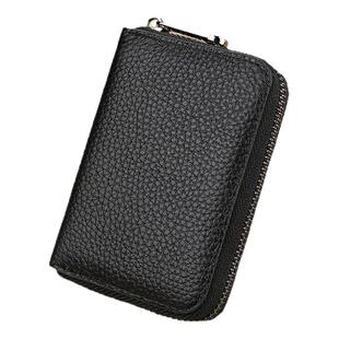 软皮卡包男防磁多卡位超薄证件卡片包女防盗刷大容量装银行卡包