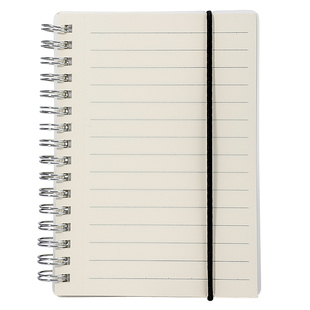 加厚线圈本笔记本子简约大学生活页本a5记事本超厚网格本文艺空白横线本A4横翻方格本绘画本A6手账本b5考研用