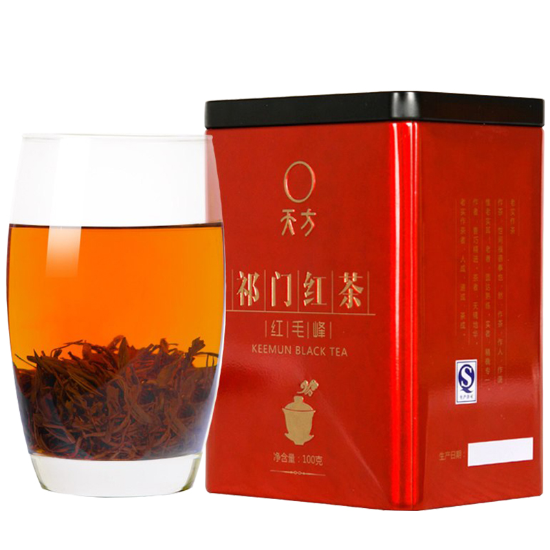 买三送一天方茶叶祁门红茶新茶正宗安徽原产地浓香型红毛峰100g