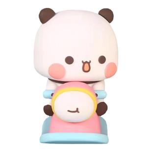 正版熊猫一二布布手办可爱潮玩公仔玩偶桌面车载摆件周边盲盒礼物