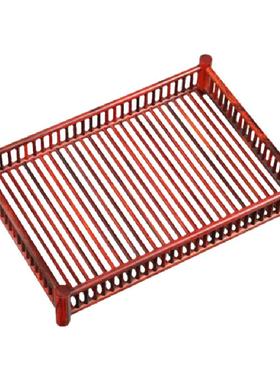 印度小叶紫檀红木干泡甜点托盘