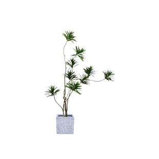仿真绿植百合竹盆栽中古风室内客厅大型假植物景观落地装饰摆件