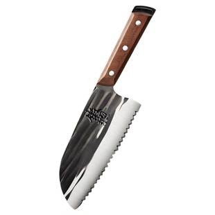 切冻肉专用刀多功能锯齿刀商用不锈钢锋利切生肉切菜刀面包刀家用