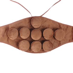 腹部艾灸器具加厚铜盒随身灸艾灸盒九联家用腰熏艾盒肠胃宫寒妇科