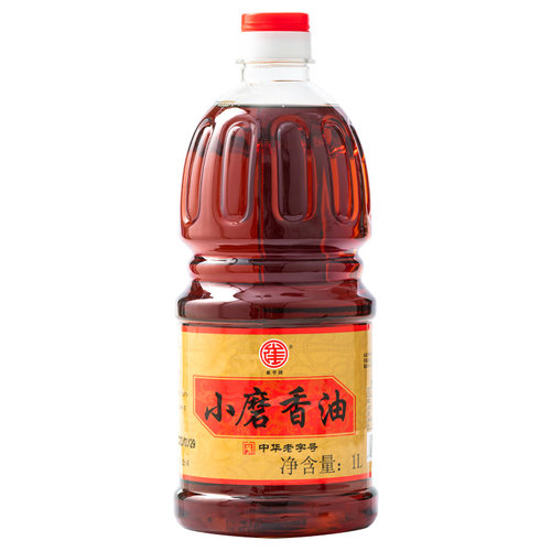 中华老字号崔字牌小磨香油芝麻油凉拌调馅煲汤油碟家用包邮1L桶装