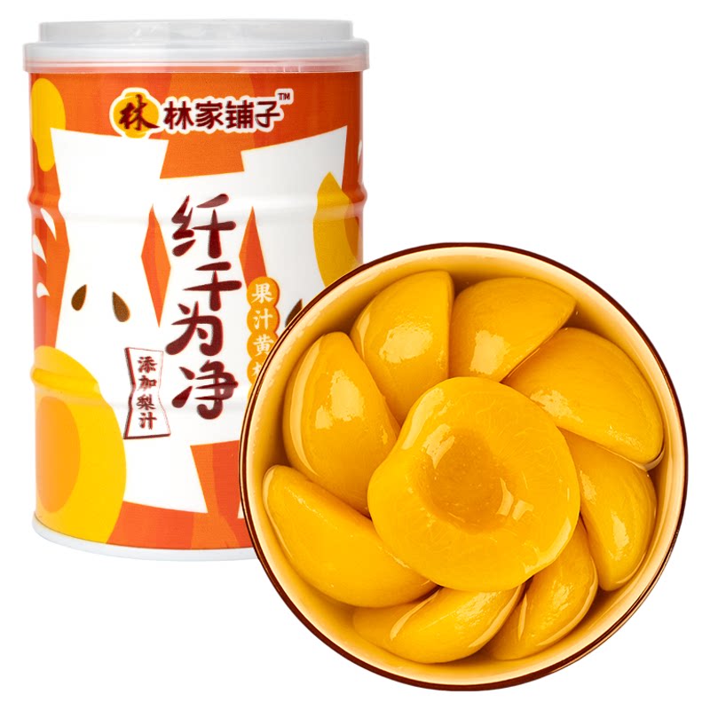 新鲜黄桃罐头膳食纤维水果