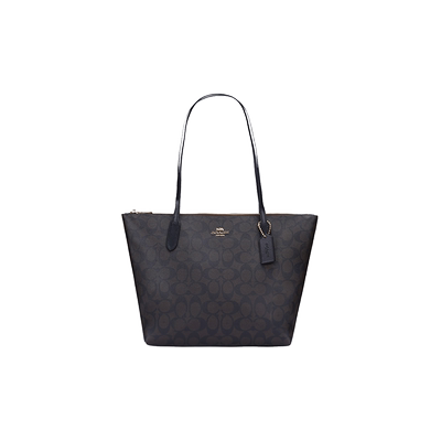 【自营】香港直邮COACH/蔻驰新款Fiona24老花托特包单肩包妈妈包