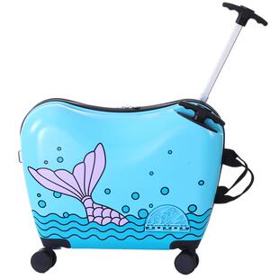 瑞士Oops欧谱思儿童骑行拉杆箱可登机可坐骑行李箱亲子旅游