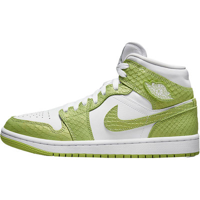 Nike/耐克正品AIR JORDAN 1 MID AJ1女子舒适篮球鞋 DV2959-113