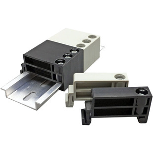 TBR-F 塑料固定件 固定器 黑灰色 TBR端子终端堵头 导轨封头 分段