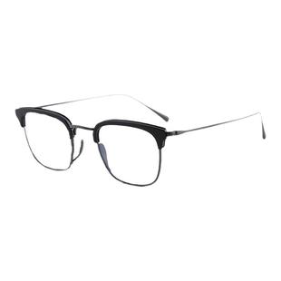 KameManNen万年龟眼镜框纯钛手工方框可配度数近视镜架 KMN-1112