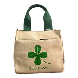 时尚帆布袋手提包妈咪包带饭外出手提袋饭盒袋上班通勤手拎包饭兜