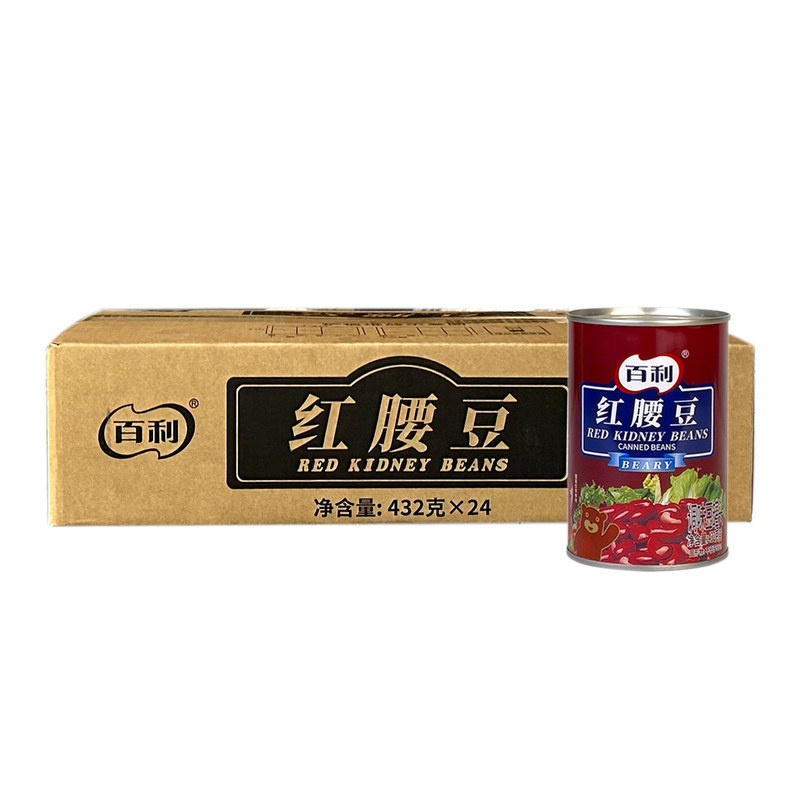 百利红腰豆432g*24罐装正品保证