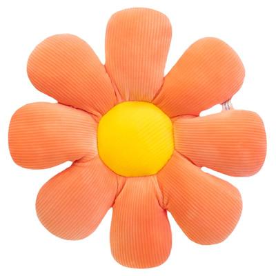 小雏菊花朵抱枕坐垫地上