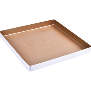 三能正方形烤盘28cm加深不沾粘烘焙模具饼干雪花酥古早蛋糕卷月饼