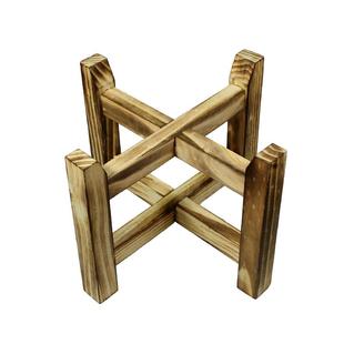 古法陶瓷鱼缸底座架子水缸木脚架花盆支架酒坛酒缸木架实木支撑架