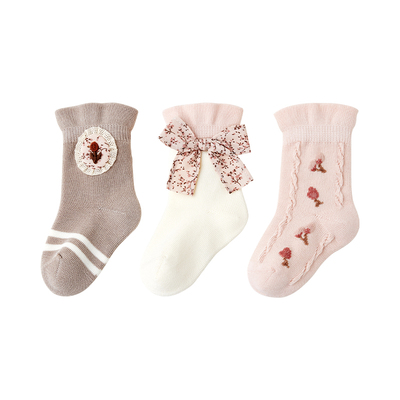 欧孕萌娃公主袜甜美百搭