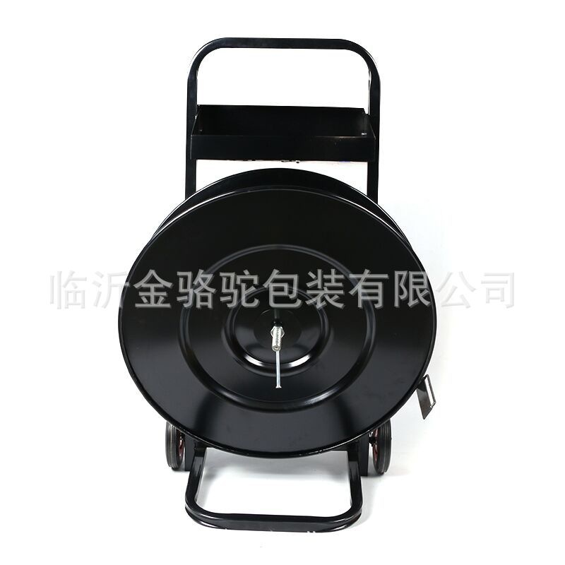 塑钢打包带盘车pet托盘加厚型纤维200-400mm内径车打包带带推车