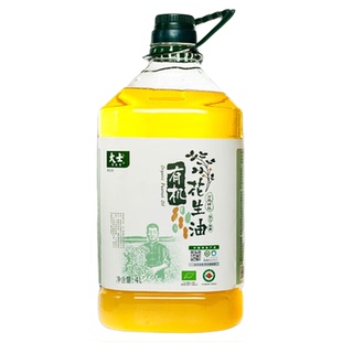 大士有机花生油冷榨古法工艺花生油家用食用油无添加烟点高