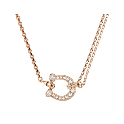 【新品】施华洛世奇Symbolica“金”彩马蹄项链锁骨链配饰礼物