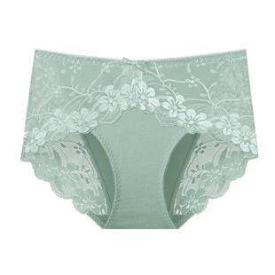 性感内裤女士纯棉抗菌裆蕾丝大码女生2023新款包臀夏季薄款三角裤