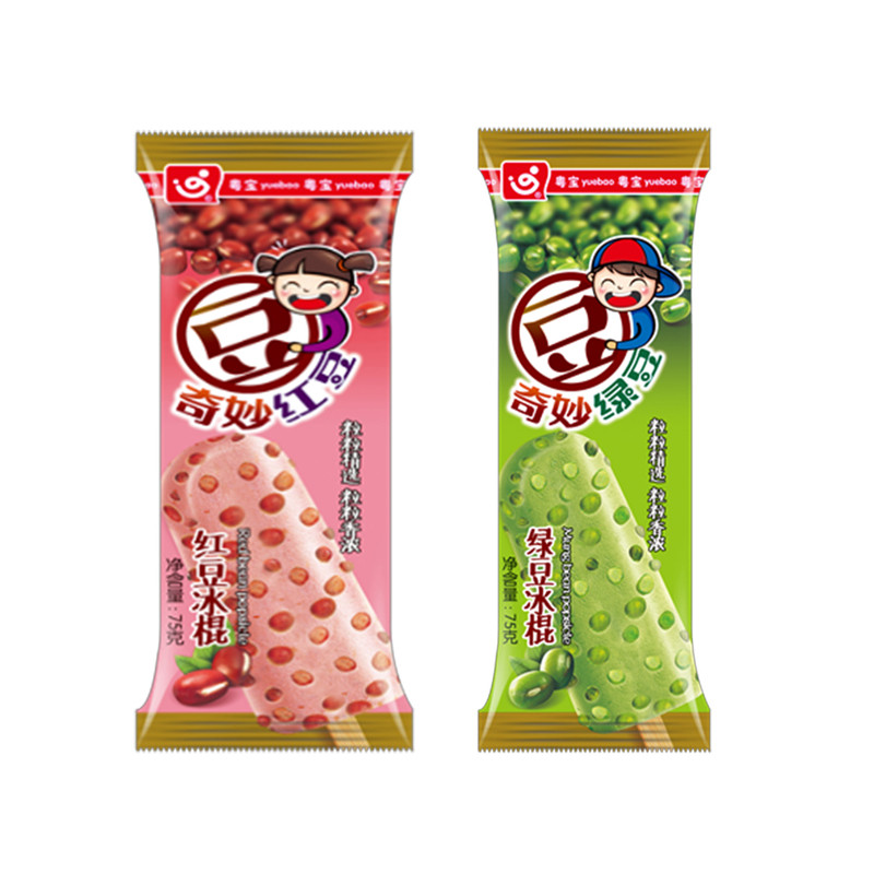粤宝奇妙红豆冰棍奇妙绿豆冰棒