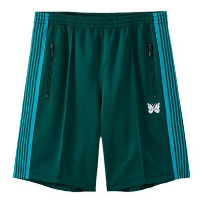 Needles蝴蝶刺绣条纹五分短裤潮