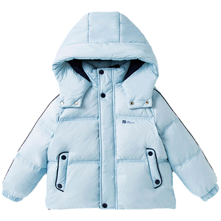 雅鹿2025新款儿童羽绒服短款男童女童大童宝宝加厚御寒外套防寒服