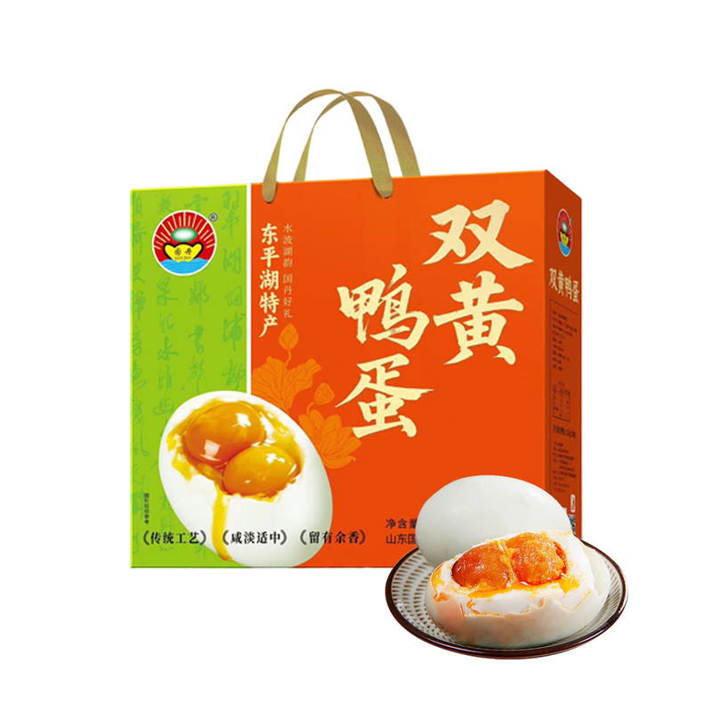 国丹双黄咸鸭蛋醇香流油