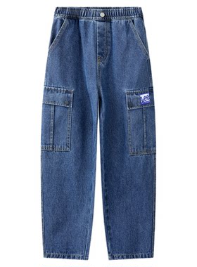 Leekids正品水洗耐磨童牛仔裤