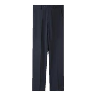 HLA/海澜之家纯色西裤春夏商务简约通勤四面弹力时尚直筒裤子男