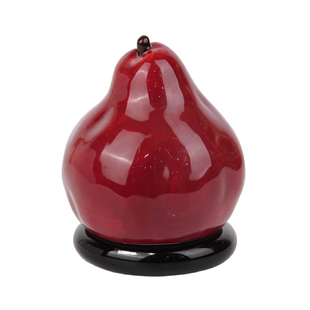 陶瓷鸭梨牙签筒创意客厅茶几牙签盒牙线盒棉签收纳罐家用桌面摆件