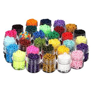 豫都线圈菠萝结编织环diy编宝宝手链中国结绕制线环扣红绳脚链