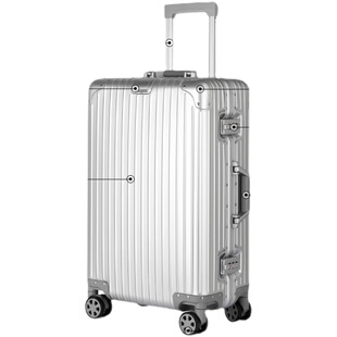 全铝镁合金拉杆箱万向轮静音行李箱结实加厚耐用男女密码旅行箱子