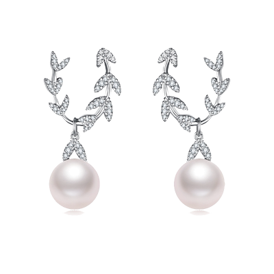 apmMONACO珍珠耳环纯银