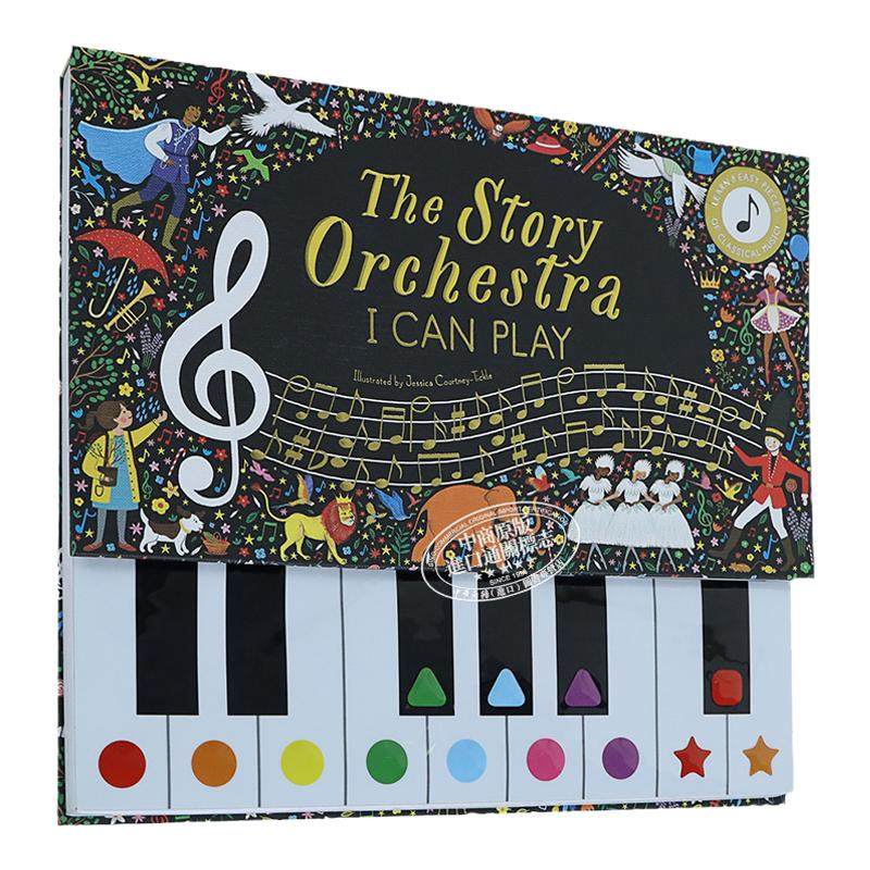 The Story Orchestra 故事管弦乐队 I Can Play 儿童有声读物 发声书 英文原版 精装 聆听古典经典音乐 Jessica Courtney Tic