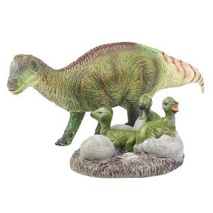 侏罗纪慈母龙幼崽蛋鸭嘴龙软胶仿真恐龙模型玩具儿童生日礼物