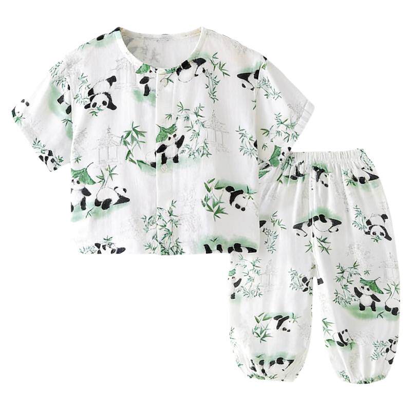 儿童睡衣宝宝竹纤维家居服套装