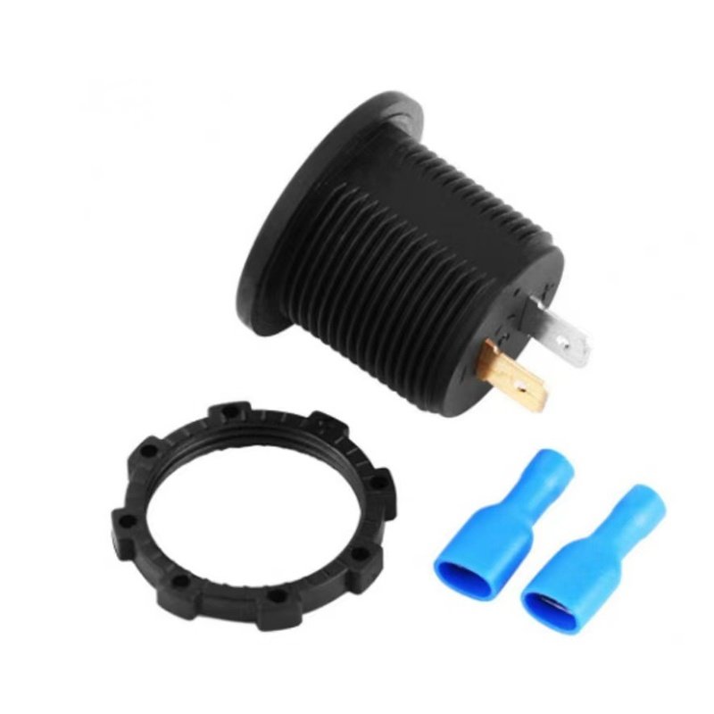 汽摩改装电压表彩屏LED数显电压表LED12V-36V直流防水电压表