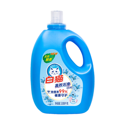 白猫高效洁净除菌洗衣液3.008kg