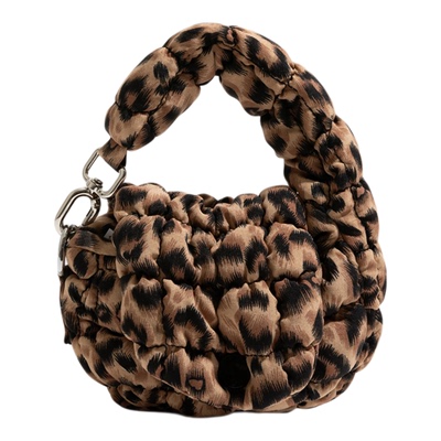 豹纹云朵包mini耳机包挂件钥匙包