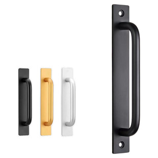 铝合金老式门把手手柄窗户玻璃门免打孔大门拉手把手衣柜门拉手