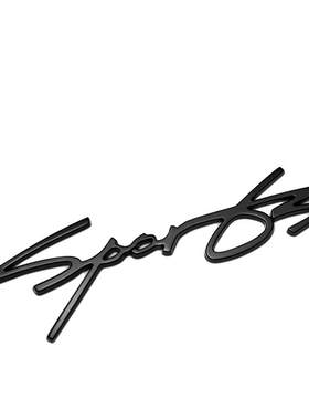 sport金属改装运动车标