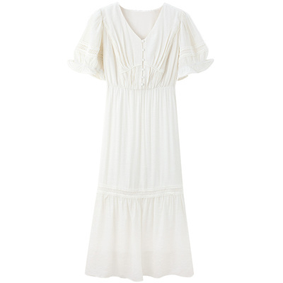 MindBridge法式气质连衣裙