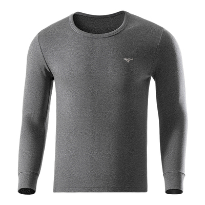 七匹狼男士秋衣单件上衣纯棉内衣