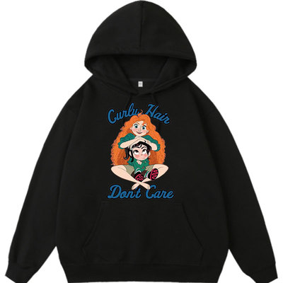 大鱼薄款宽松连帽卫衣