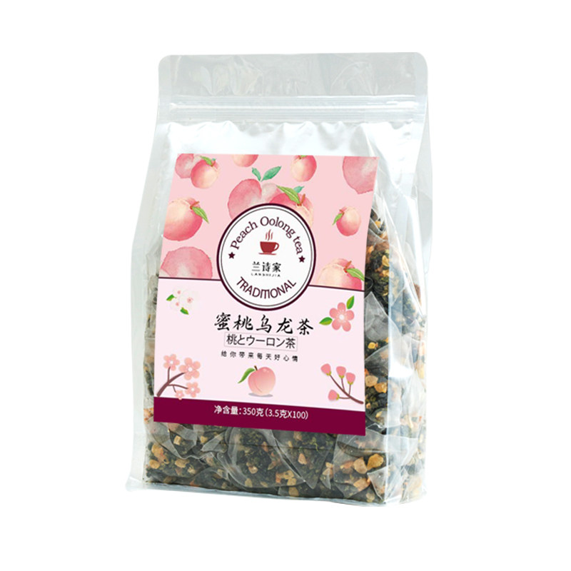 100包蜜桃乌龙茶白桃乌龙茶三角茶包花茶组合水果茶冷泡茶袋泡茶