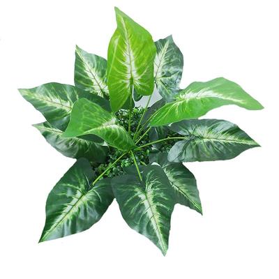 塑料假草坪背景墙波斯叶仿真植物