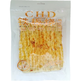 长河岛铁板烧韩式鳕鱼片60g1袋无淀粉烤鱼片辽宁丹东特产食品零食