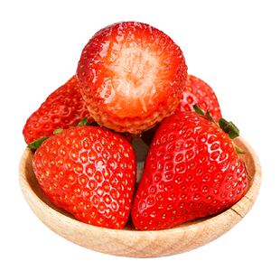 丹东99草莓红颜奶油草莓九九当季新鲜水果整箱京东空运包邮